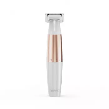 Wahl TRIM and SHAVE 3028668 Trimmer per bikini, ricaricabile, bagno e asciutto, bianco/rosa