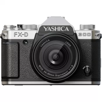 Yashica FX-D 300 fotocamera digitale compatta, 50 MP, 4K, nero
