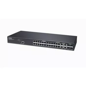 VIVOTEK AW-GEV-288A-370 Switch PoE, 24 porte Gigabit, 4 SFP, 370W, Rackmount, Unmanaged