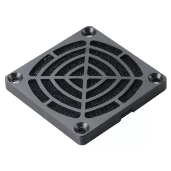 Akasa GRM60-30 Kit filtro per ventola 60mm - mesh in nylon nero, lavabile, con griglia di protezione per ventola