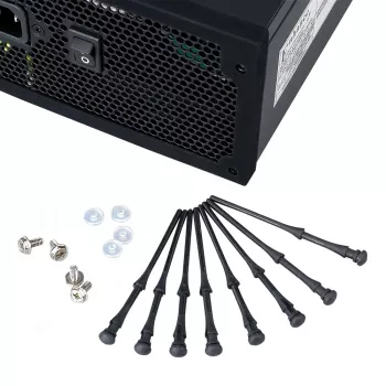 Akasa AK-MX002 supporti antivibrazione per ventole - nero - gomma - silicone - confezione da 4