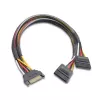 Akasa AK-CBPW05-30 cavo splitter alimentazione SATA 30 cm nero