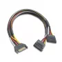 Akasa AK-CBPW05-30 cavo splitter alimentazione SATA 30 cm nero