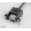 Akasa AK-CBUB06-60BK cavo da USB 2.0 interno a esterno, 60 cm, nero