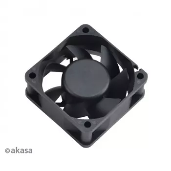 Akasa ventola per case 60x25mm nera 3-Pin cuscinetto a boccola velocità media