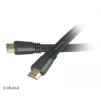 Akasa cavo HDMI 2 m High Speed HDMI Cable with Ethernet 10,2 Gbit/s 4K 3D nero