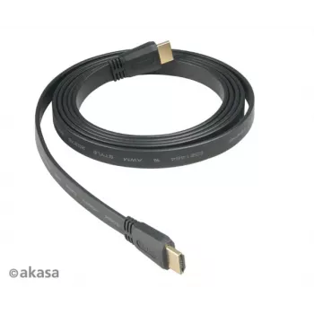Akasa cavo HDMI 2 m High Speed HDMI Cable with Ethernet 10,2 Gbit/s 4K 3D nero