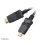Akasa cavo HDMI 2m - High Speed with Ethernet, 4K @ 30Hz, placcato oro, nero