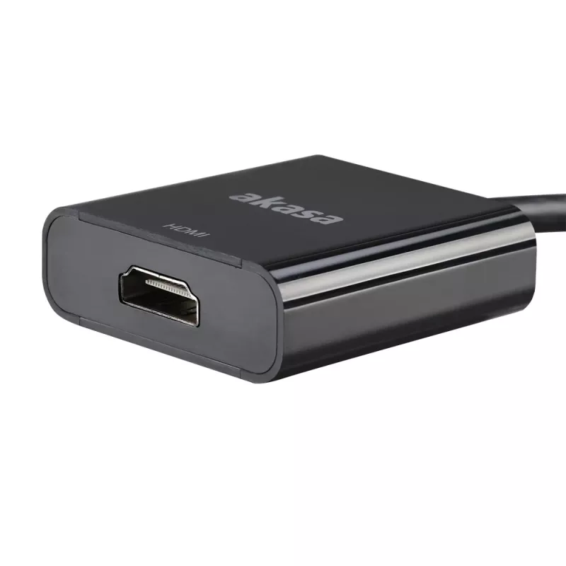 Akasa adattatore video Mini DisplayPort maschio a HDMI femmina - 4K@30Hz, nero