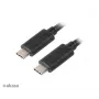 Akasa AK-CBUB26-10BK cavo USB-C a USB-C 1m - USB 3.2 Gen 2 - 10 Gbit/s - 100W PD - nero
