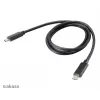 Akasa AK-CBUB26-10BK cavo USB-C a USB-C 1m - USB 3.2 Gen 2 - 10 Gbit/s - 100W PD - nero