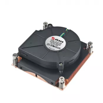 Akasa Dissipatore attivo Intel 1U tutto in rame con ventola PWM per LGA 2011 (Xeon MP)