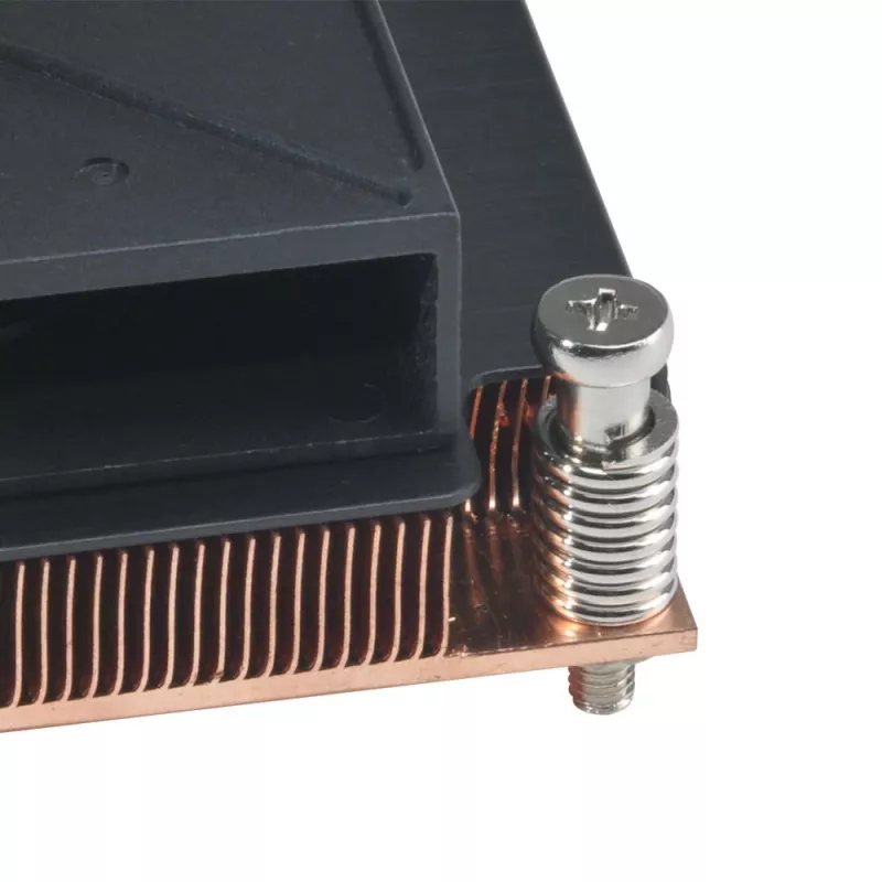 Akasa Dissipatore attivo Intel 1U tutto in rame con ventola PWM per LGA 2011 (Xeon MP)