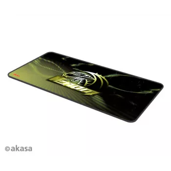 Akasa AK-MPD-03YL Tappetino mouse gaming in gomma con motivo - giallo/nero, 320x270x3 mm