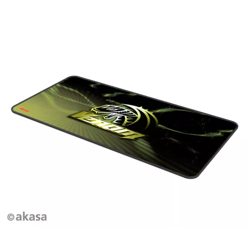Akasa AK-MPD-03YL Tappetino mouse gaming in gomma con motivo - giallo/nero, 320x270x3 mm