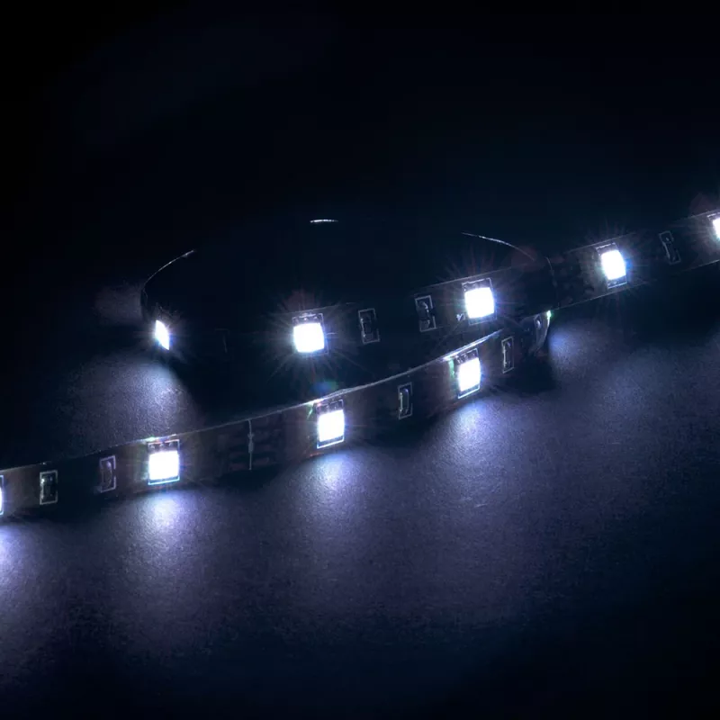 Akasa Vegas M AK-LD05-50WH - Striscia LED per illuminazione case PC (bianco, 50 cm)