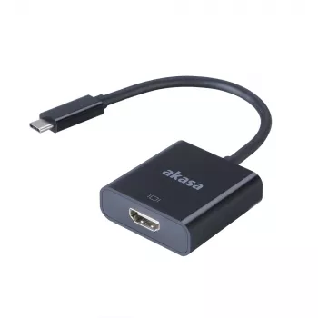 Akasa Adattatore video esterno - USB-C su HDMI - 4K@60Hz - nero