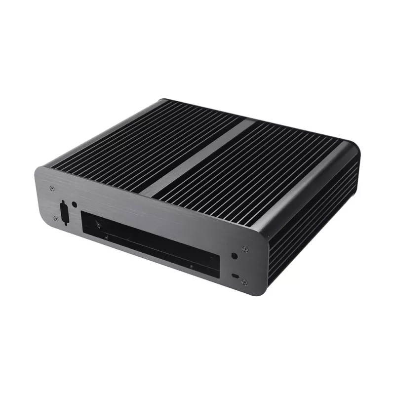 Akasa Euler TX Case Thin Mini-ITX senza ventola - alluminio - nero