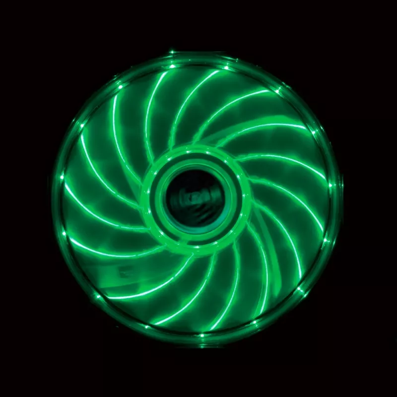 Akasa Vegas AK-FN091-GN Ventola case 120 mm LED verde