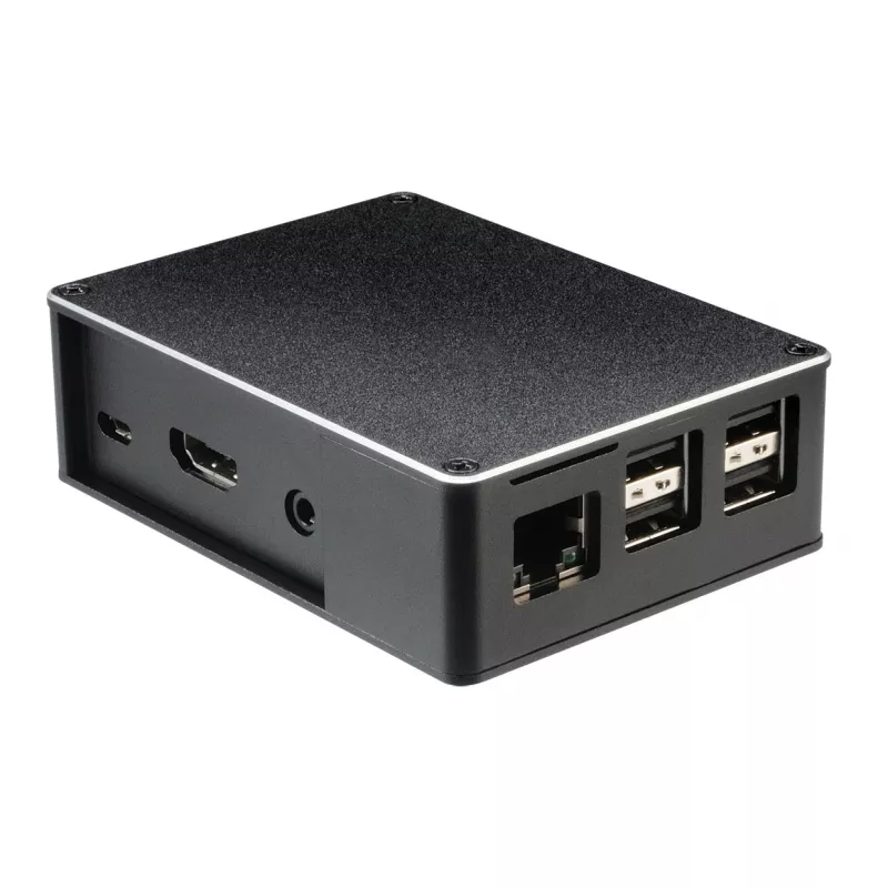 Akasa A-RA02-M1B Case per Raspberry Pi - alluminio - raffreddamento passivo senza ventola - nero