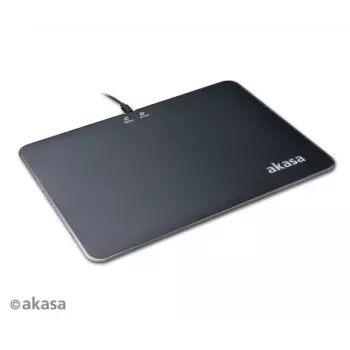 Akasa Vegas X9 Tappetino per mouse gaming LED, 350 x 250 mm, USB, nero (AK-MPD-04RB)