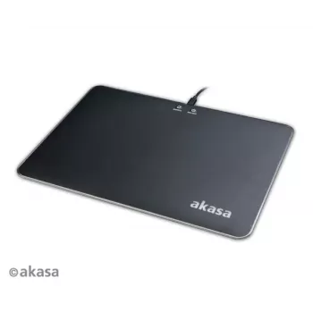 Akasa Vegas X9 Tappetino per mouse gaming LED, 350 x 250 mm, USB, nero (AK-MPD-04RB)
