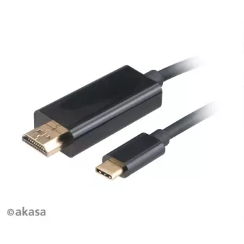 Akasa AK-CBCA12-18BK Cavo adattatore USB-C su HDMI 1,8 m nero