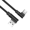 Akasa AK-CBUB39-10BK Cavo USB 2.0 - USB-A su USB-C - 1 m - nero