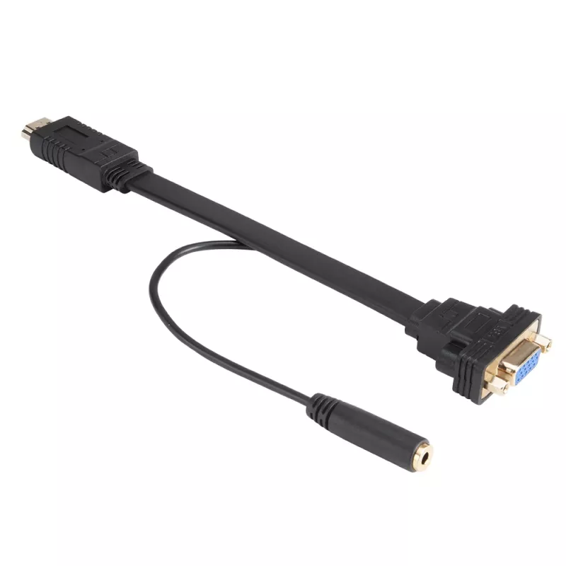 Akasa AK-CBHD18-20BK Cavo adattatore HDMI su VGA 0,2 m nero