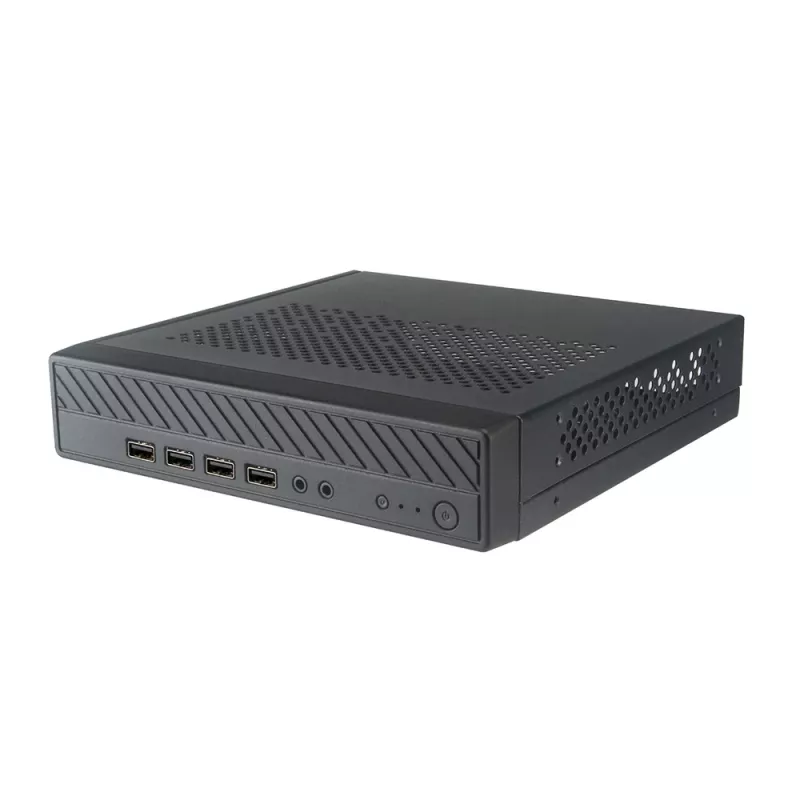 Akasa Cypher MX case Thin Mini-ITX, alluminio/SGCC, nero, 1x HDD/SSD 2,5