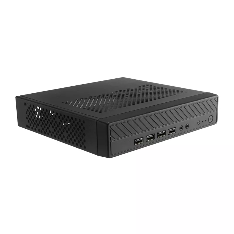 Akasa Cypher MX case Thin Mini-ITX, alluminio/SGCC, nero, 1x HDD/SSD 2,5