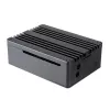 Akasa Pi-4 Case - alluminio anodizzato - nero