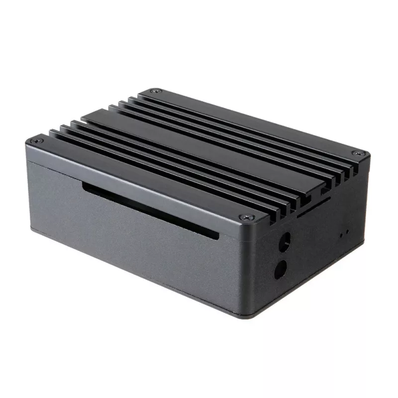 Akasa Pi-4 Case - alluminio anodizzato - nero