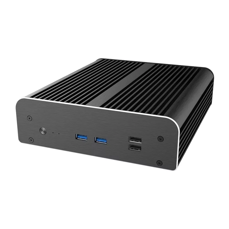 Akasa A-NUC50-M1B Case NUC senza ventola - alluminio - nero - UCFF - vano unità da 2,5
