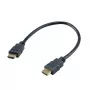 Akasa AK-CBHD25-30BK Cavo HDMI 2.0 0,3 m nero