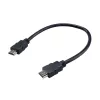Akasa AK-CBHD25-30BK Cavo HDMI 2.0 0,3 m nero