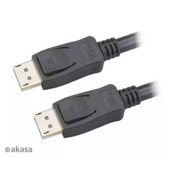 Akasa AK-CBDP23-50BK cavo DisplayPort 1.4 5 m nero