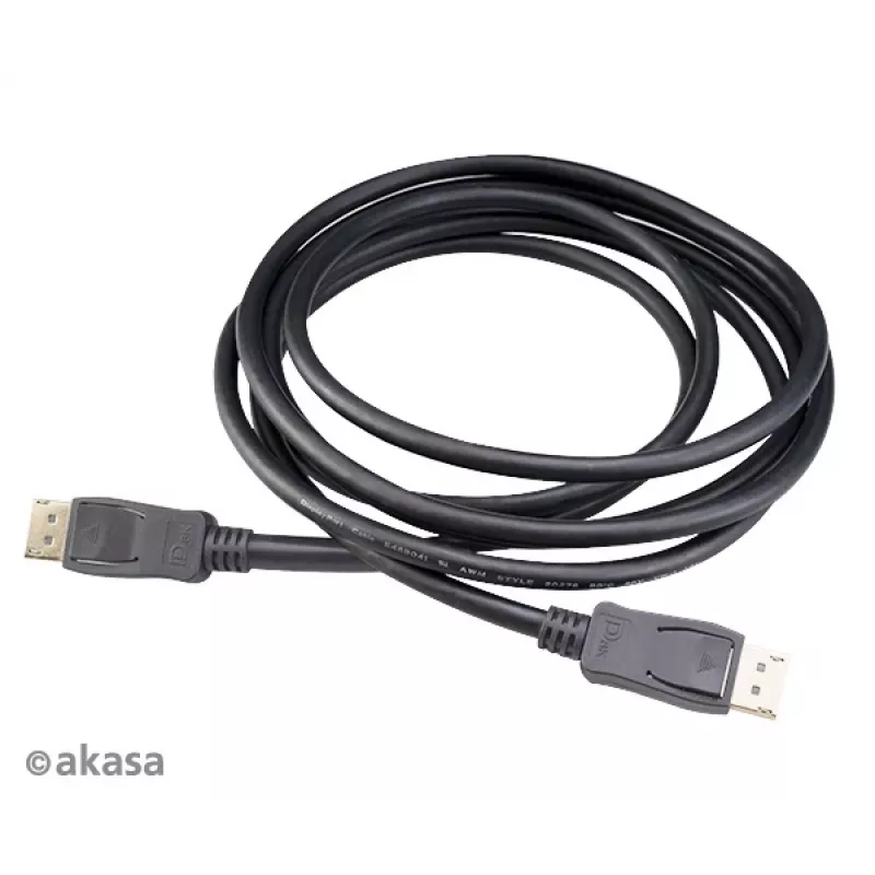 Akasa AK-CBDP23-50BK cavo DisplayPort 1.4 5 m nero