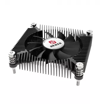 Akasa KS7 dissipatore CPU Intel LGA 1200/115X low profile altezza 16 mm viti e backplate