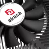 Akasa KS7 dissipatore CPU Intel LGA 1200/115X low profile altezza 16 mm viti e backplate