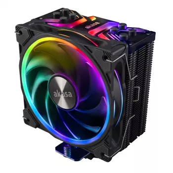 Akasa Soho H4 Dissipatore per CPU, 120 mm, 500-2000 RPM, 31,8 dB, 52,91 CFM