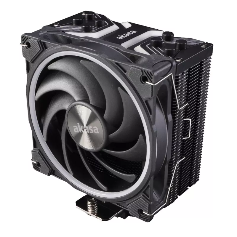 Akasa Soho H4 Dissipatore per CPU, 120 mm, 500-2000 RPM, 31,8 dB, 52,91 CFM
