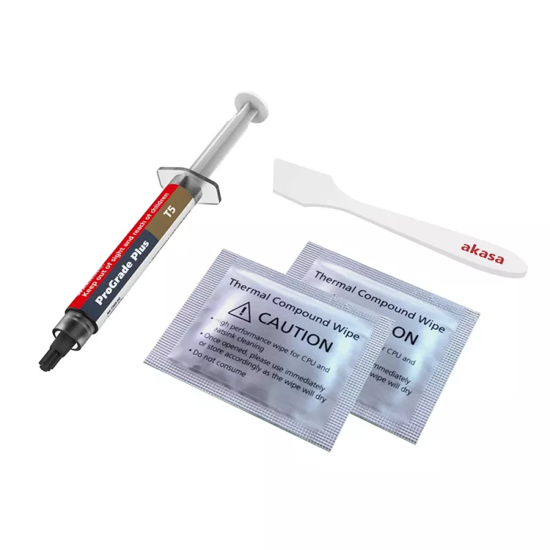 Akasa T5 Pro-Grade+ pasta termica - 5,2 W/m·K - grigio - 0,04 °C/W - 2,6 g/cm³ - da -50 a 250 °C