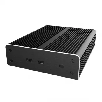 Akasa Newton NE case Mini-ITX - nero - alluminio - fanless - HDD/SSD 2,5