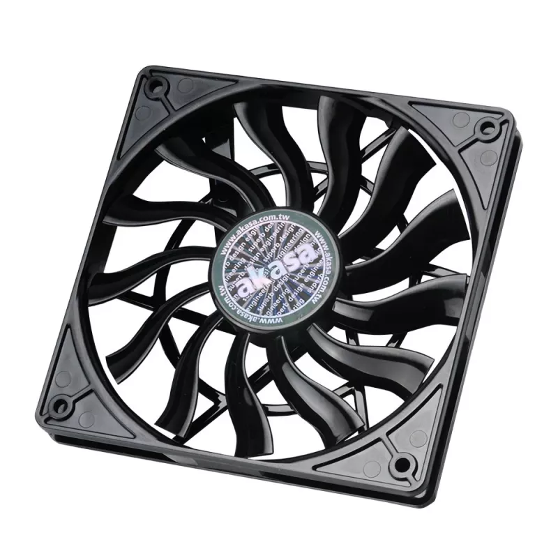 Akasa SlimFan 12015 EBR/PWM confezione da 2 - 30 dB - 600 giri/min