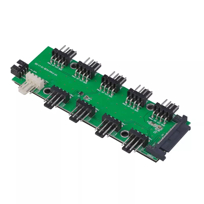 Akasa FLEXA FP10H espansore per header ventola PWM da 1 a 10 con cavo da 30 cm