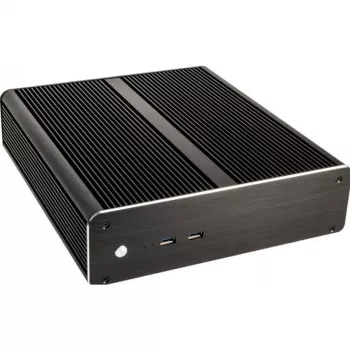 Akasa Euler M A-ITX19-M1BV2 case Mini-ITX HTPC - fanless, alluminio, nero