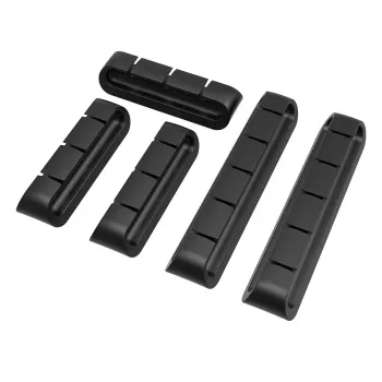 Akasa Cable Cord Holder 3x3-port + 2x5-port nero