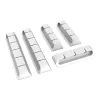 Akasa Cable Cord Holder 3x3-port + 2x5-port bianco