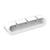 Akasa Cable Cord Holder 3x3-port + 2x5-port bianco